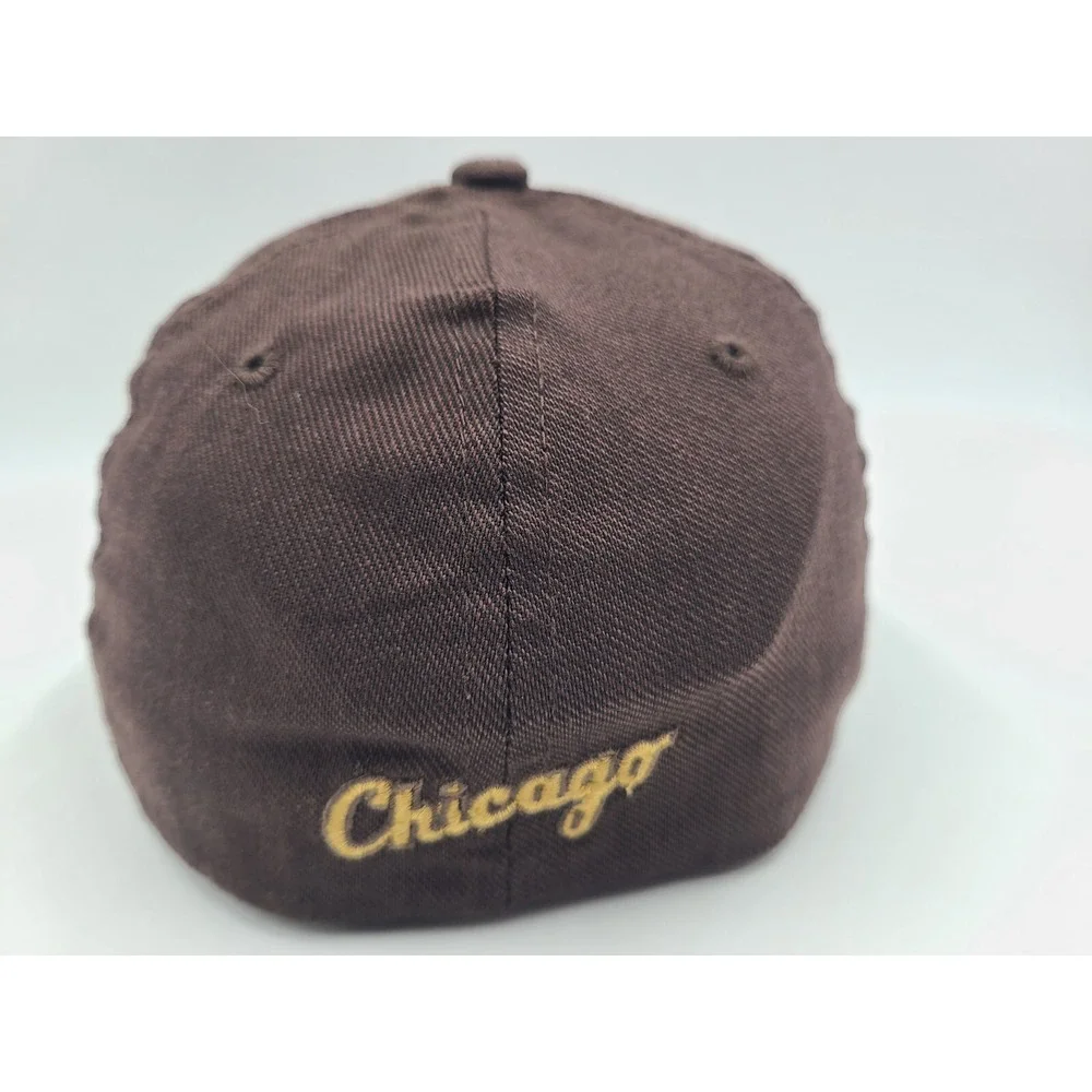 Youth Chicago White Sox‎ Twins Enterprise Flex Fitted Hat Cap MLB Baseball Brown